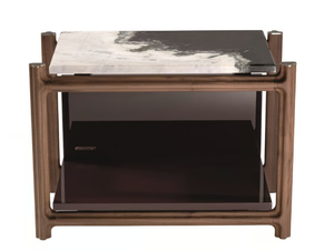KING'S CROSS - Low rectangular marble coffee table - Coffee table by Visionnaire