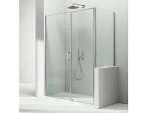 LINEA L2+LP - Tempered glass shower cabin - Shower by VISMARAVETRO