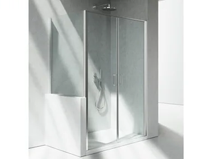 LINEA LB+LP - Tempered glass shower cabin - Shower by VISMARAVETRO