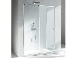 SERIE 8000 CQ+CF - Corner shower cabin with sliding door - Door by VISMARAVETRO