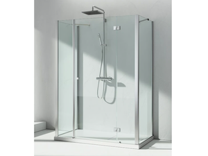 SINTESI SG+SM+SG - Custom tempered glass shower cabin - Shower by VISMARAVETRO
