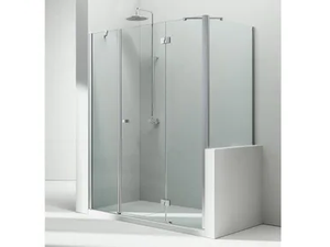 SINTESI SM+SP - Tempered glass shower cabin - Shower by VISMARAVETRO