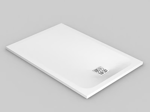 VI.P - Anti-slip rectangular composite material shower tray - Shower tray by VISMARAVETRO