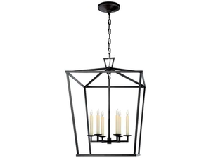 DARLANA LARGE LANTERN - Iron pendant lamp - Ceiling lamp by Visual Comfort Europe