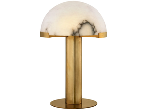 MELANGE - Alabaster and metal table lamp - Table lamp by Visual Comfort Europe