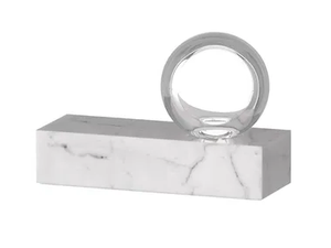 MINA - Table Lamp in White Marble - Table lamp by Visual Comfort Europe