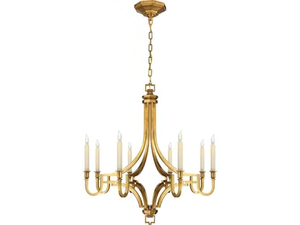 MYKONOS MEDIUM - Brass chandelier - Ceiling lamp by Visual Comfort Europe