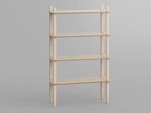 AETAS - Solid wood shelving unit - Cabinet by Vitamin Design