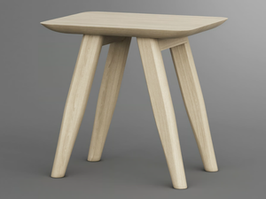 AETAS - Solid wood stool - Stool by Vitamin Design