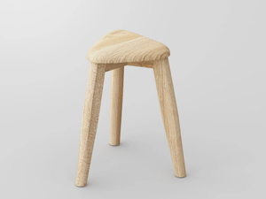 AETAS SPACE - Low solid wood stool - Stool by Vitamin Design