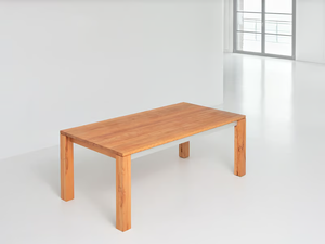 AMBER - Extending rectangular solid wood table - Table by Vitamin Design
