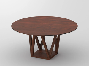 CREO - Round solid wood dining table - Table by Vitamin Design