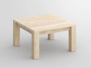 CUBUS - Low square solid wood coffee table - Coffee table by Vitamin Design