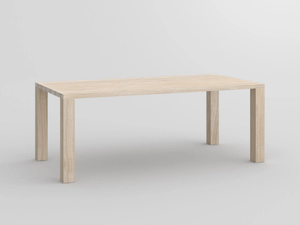 IUSTUS - Rectangular solid wood table - Table by Vitamin Design