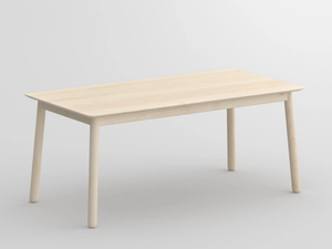 LOCA - Rectangular solid wood dining table - Table by Vitamin Design
