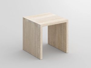 MENA - Low solid wood stool - Stool by Vitamin Design