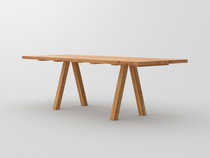 PAPILIO - Rectangular solid wood table - Table by Vitamin Design