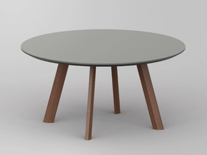 RHOMBI - Low round linoleum coffee table - Coffee table by Vitamin Design