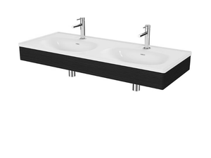 EQUAL - Double wall-mounted vanity unit - Washbasin cabinet by VitrA Bathrooms