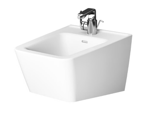 EQUAL - Wall-hung ceramic bidet with overflow - Toilet seat by VitrA Bathrooms