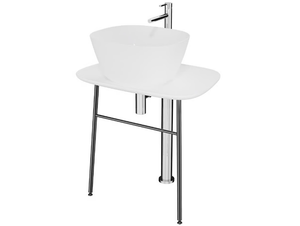 PLURAL HIGH - High ceramic console sink - Washbasin cabinet by VitrA Bathrooms