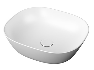 PLURAL LOW - Countertop square ceramic washbasin - Washbasin by VitrA Bathrooms