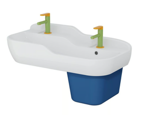 SENTO KIDS - Double ceramic washbasin for children - Washbasin by VitrA Bathrooms