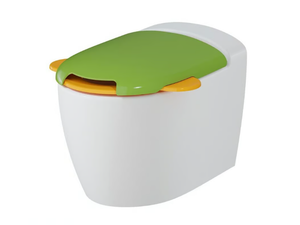 SENTO KIDS - Wall-hung ceramic toilet for children - Toilet seat by VitrA Bathrooms