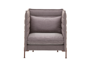 ALCOVE FAUTEUIL LOWBACK LOUNGE - Fabric armchair with armrests - Armchair by Vitra