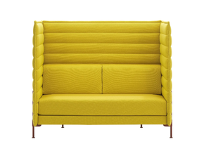 ALCOVE TWO-SEATER HIGHBACK LOUNGE - 2 seater high-back fabric sofa - Sofa by Vitra