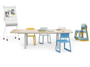 CDS - Rectangular wooden meeting table - Table by Vitra