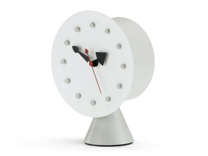 CONE BASE CLOCK - Table-top polyurethane clock - Styling by Vitra