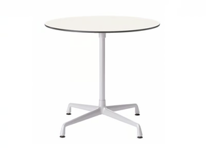CONTRACT TABLE ROUND - Round melamine table with 4-star base - Table by Vitra