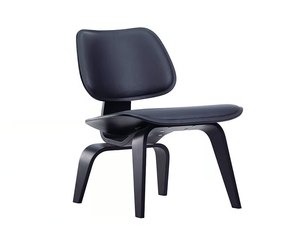 LCW LEATHER - Leather easy chair - Armchair by Vitra