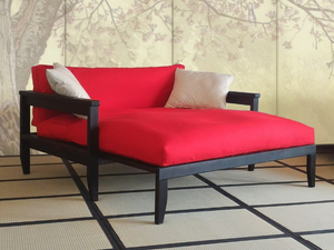 EDERA - Japanese style convertible solid wood sofa - Sofa by Vivere Zen