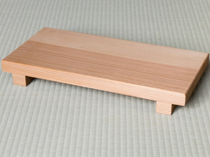 IKADA - Japanese style rectangular wooden bedside table - Side table by Vivere Zen