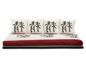 KANTO LUX - Japanese style fabric sofa bed - Sofa by Vivere Zen