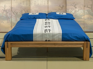 MUSCHIO - Solid wood double bed - Bed frame by Vivere Zen