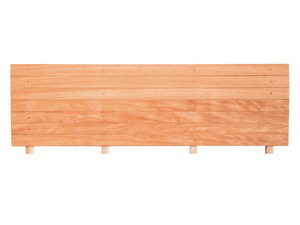 NAMI - Japanese style solid wood headboard for double bed - Bed frame by Vivere Zen