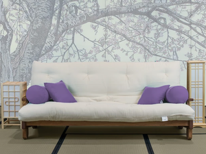 SALICE - Japanese style convertible solid wood sofa bed - Sofa by Vivere Zen