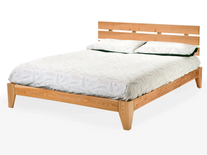 SAMBUCO DIAGO - Tatami solid wood double bed - Bed frame by Vivere Zen