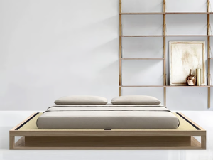 SHIRO TAMI - Tatami solid wood double bed - Bed frame by Vivere Zen