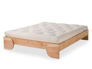 TARASSACO ALTO - Tatami solid wood double bed - Bed frame by Vivere Zen