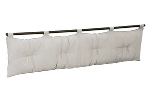 YOGI - Japanese style upholstered fabric headboard - Bed frame by Vivere Zen