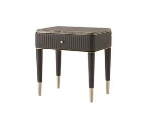 AUGUSTA - Bedside table with drawers - Side table by VOLPI