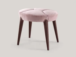 CONTEMPORARY LIVING - Upholstered fabric stool - Stool by VOLPI