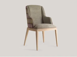 DARREL - Upholstered fabric chair with armrests - Chair by VOLPI