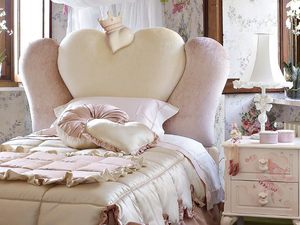 GAIA - Upholstered headboard - Bed frame by VOLPI