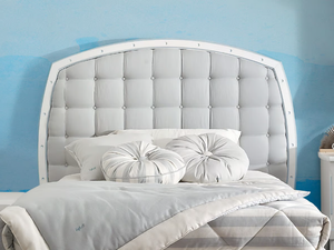 GUGLIELMO - Tufted upholstered headboard - Bed frame by VOLPI