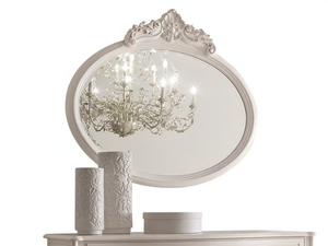 MARGHERITA - Oval framed wall-mounted mirror - Accessories by VOLPI